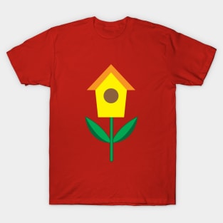 Birdhouse Flower T-Shirt